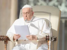 البابا فرنسيس يلقي كلمته صباح اليوم في ساحة القدّيس بطرس-الفاتيكان