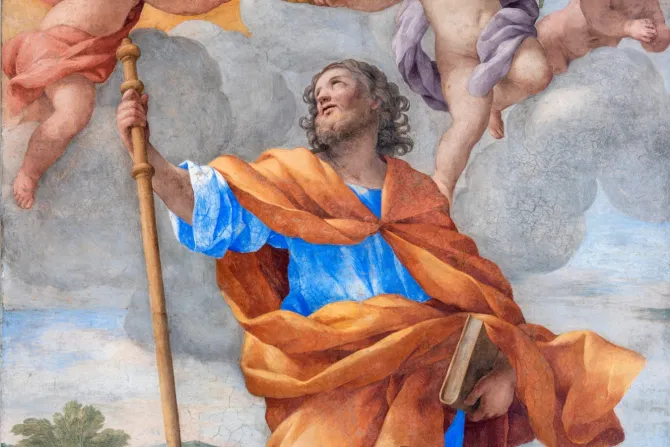 لوحة جداريّة للقدّيس يعقوب الكبير في كنيسة القدّيس يعقوب في روما، إيطاليا