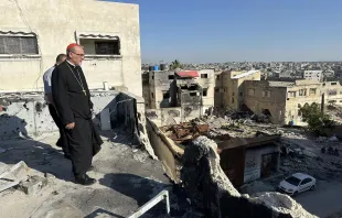 بيتسابالا يزور رعيّة العائلة المقدّسة في مدينة غزّة للمرّة الأولى منذ بداية الحرب مصدر الصورة: حساب رعيّة العائلة المقدّسة للاتين في فيسبوك