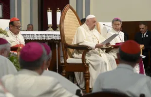 البابا فرنسيس يجري سلسلة لقاءات في اليوم الثاني من رحلته الرسوليّة إلى إندونيسيا مصدر الصورة: فاتيكان ميديا