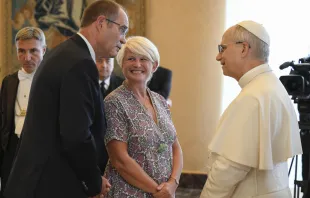 البابا لاوون الرابع عشر يلتقي وفدًا فرنسيًّا من فال دو مارن مصدر الصورة: فاتيكان ميديا