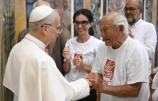 البابا لاوون الرابع عشر يلتقي «عمل القدّيس فرنسيس للفقراء» في الفاتيكان مصدر الصورة: فاتيكان ميديا