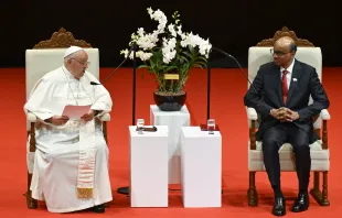 البابا فرنسيس يلتقي السلطات السنغافوريّة في اليوم الثاني من زيارته البلاد مصدر الصورة: فاتيكان ميديا