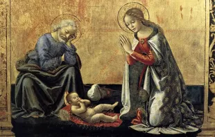 لوحة «السجود للطفل» بريشة الفنّان الإيطاليّ دومينيكو جيرلاندايو مصدر الصورة: Public Domain