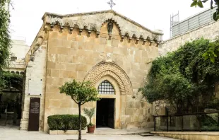 الواجهة الخارجيّة لـ«كنيسة الجلد»، المحطّة الثانية في طريق الآلام، القدس-الأراضي المقدّسة مصدر الصورة: RICIfoto/ Shutterstock