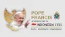 لوغو رحلة البابا فرنسيس إلى إندونيسيا