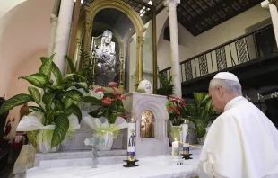 البابا لاوون الرابع عشر يحجّ إلى مزار سيّدة النِّعَم مينتوريلّا مصدر الصورة: فاتيكان ميديا