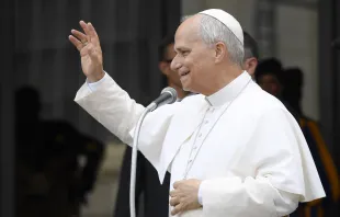 البابا لاوون الرابع عشر صباح اليوم في الفاتيكان مصدر الصورة: دانييل إيبانيز/ آسي مينا