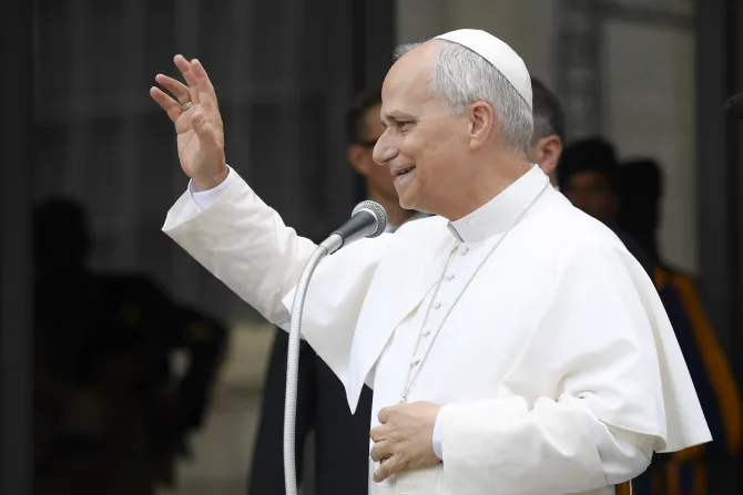 البابا لاوون الرابع عشر صباح اليوم في الفاتيكان