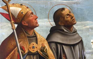 لوحة للقديسَين بونافنتورا من بانيورجيو وفرنسيس الأسّيزي بريشة الفنّان جيرولامو دا سانتا كروتشي في كنيسة دير بشارة السيّدة العذراء-جزيرة كوشليون الكرواتيّة مصدر الصورة: Zvonimir Atletic/Shutterstock