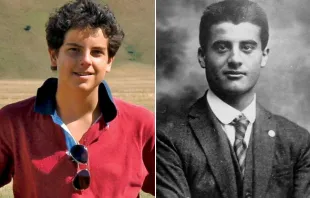 الطوباويّان بيير جورجيو فراسّاتي وكارلو أكوتيس مصدر الصورة: نيكولا غوري عبر وكالة الأنباء الكاثوليكيّة وPublic Domain via Wikipedia