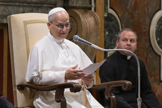 البابا لاوون الرابع عشر يلتقي مجموعة من المنشّئين، والمشاركين في المجمع العامّ للإخوة السافيريّين