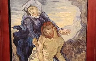 لوحة الـ«بييتا» للفنّان فان غوخ في متاحف الفاتيكان مصدر الصورة: إلياس الترك/آسي مينا