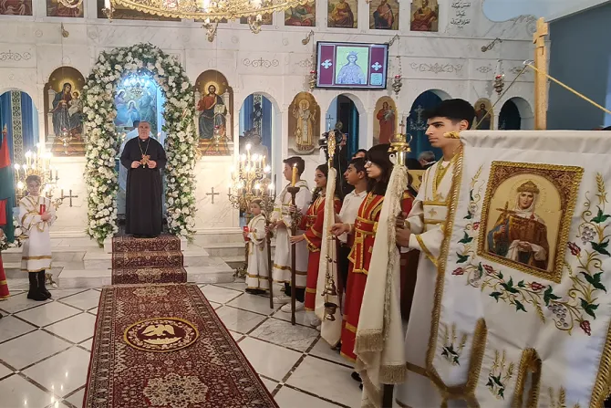إبراهيم يدشّن كنيسة القدّيسة بربارة في زحلة-لبنان