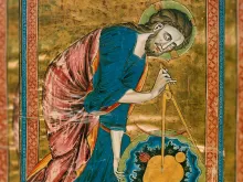 «الله عالم الرياضيّات» لفنّانٍ مجهول من القرن الثالث عشر