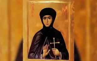 أيقونة للقدّيسة الشهيدة تاودوسيا اللبنانيّة مصدر الصورة: Public Domain via Wikimedia Commons