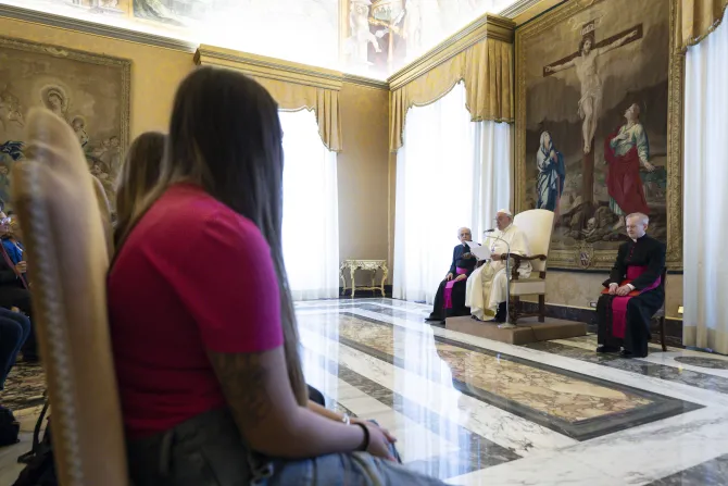 البابا فرنسيس يلتقي صباح اليوم مجموعة نساء في القصر الرسولي-الفاتيكان