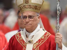 البابا لاوون الرابع عشر يترأّس الذبيحة الإلهيّة في بازيليك القدّيس بطرس-الفاتيكان لمناسبة عيد القدّيسَين بطرس وبولس (29 يونيو/حزيران 2025)