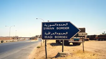 الحدود العراقيّة-السوريّة مصدر الصورة: المرصد السوري لحقوق الإنسان