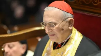 جانب من القدّاس الوداعيّ للسفير الفاتيكانيّ في سوريا الكاردينال ماريو زيناري مصدر الصورة: بطريرك الروم الملكيين الكاثوليك