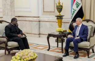 رشيد يستقبل القائم بأعمال السفارة الباباويّة في بغداد Provided by: presidency.iq