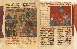 مخطوط إنجيل بغديدا مصدر الصورة: مكتبة الفاتيكان الرسوليّة