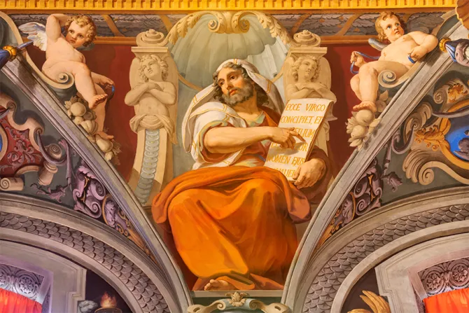 النبي أشعيا: رسمة للفنان بييترو غالياردي في كنيسة القديس جيرولامو للكرواتيّين-روما