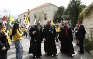 بورجيا يزور كنيسة السيّدة في عمشيت-لبنان والمؤسّسات الإنسانيّة التابعة لها مصدر الصورة: سيّدة عمشيت