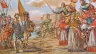 لوحة جداريّة للقدّيس البابا لاون الكبير يلتقي الملك البربري أتيلّا عند أبواب روما