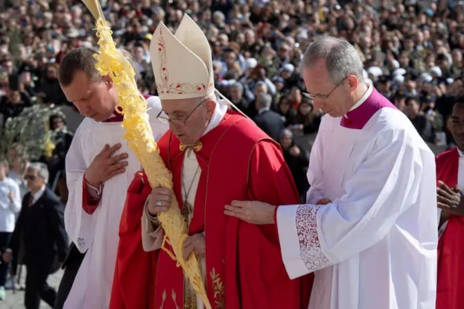 البابا فرنسيس يترأّس قدّاس أحد الشعانين في 14 نيسان/أبريل 2019