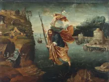 لوحة زيتيّة للقديس خريستوفورس بريشة يواكيم باتينير