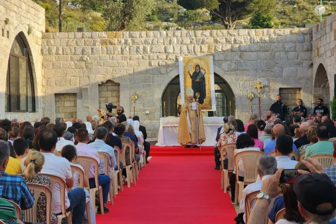 يونان يحتفل بإعادة فتح أبواب دير الشبانية في يونيو/حزيران الماضي
