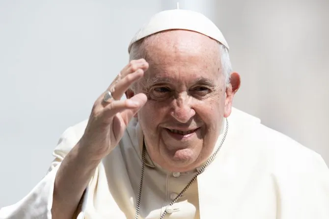 البابا فرنسيس اثناء المقابلة العامة الأسبوعيّة في ساحة القديس بطرس 28 يونيو/تموز 2023