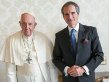 البابا فرنسيس يلتقي رئيس الوكالة الدوليّة للطاقة الذرّية رافائيل غروسي