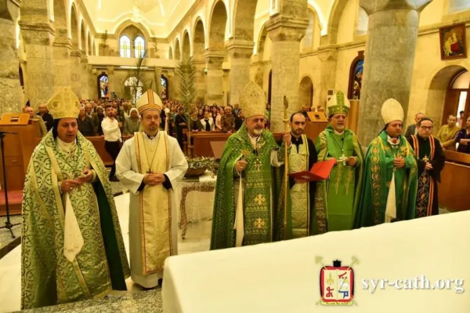 قداس عيد الشعانين في كنيسة الطاهرة الكبرى، بخديدي (قره قوش)-العراق 8