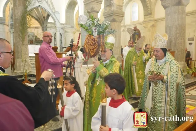 قداس عيد الشعانين في كنيسة الطاهرة الكبرى، بخديدي (قره قوش)-العراق 6