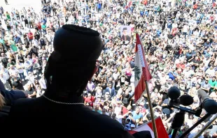 البطريرك الراعي ملقيًا كلمة بعد القدّاس الذي ترأسه في الديمان Provided by: Maronite Catholic Patriarchate of Antioch