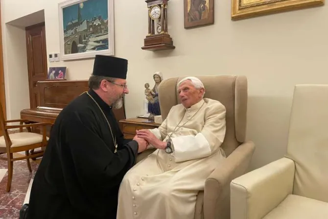 زيارة رئيس أساقفة الكنيسة الكاثوليكية الأوكرانية للبابا بنديكتوس السادس عشر