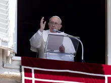البابا فرنسيس خلال صلاة التبشير الملائكي في 12 يونيو/حزيران 2022