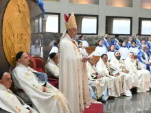 البطريرك الراعي يحتفل بالذبيحة الإلهيّة في بازيليك سيّدة لبنان بحريصا