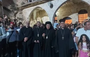 من محطّات العبسي في معرّة صيدنايا-ريف دمشق، سوريا مصدر الصورة: بطريركيّة الروم الملكيّين الكاثوليك