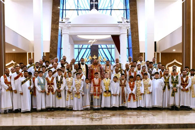 جانب من الاحتفال بعيد مار إسطفانوس بحسب طقس الكنيسة السريانيّة