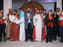 من الأمسية الميلاديّة في كاتدرائيّة سيّدة الانتقال في الحسكة - سوريا