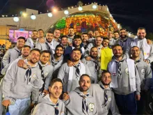 جانب من مشاركة كشّاف الموارنة في حلب في محطّات رحلة البابا لاوون الرابع عشر إلى لبنان