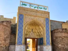 مدخل مرقد النبيّ حزقيال