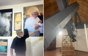 الأب وعالم الفضاء ومدير مرصد الفاتيكان جاي كونسولماغنو  في المرصد الفاتيكانيّ مصدر الصورة: رومي الهبر/آسي مينا