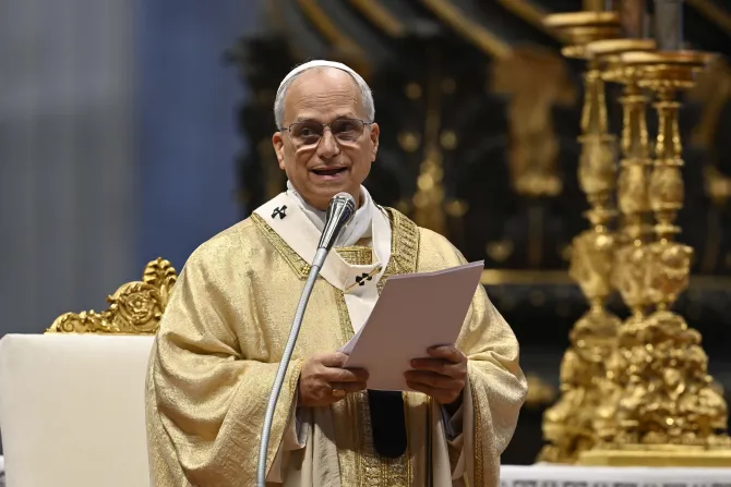 البابا لاوون الرابع عشر يترأّس الذبيحة الإلهيّة في بازيليك القدّيس بطرس-الفاتيكان يوم 27 يونيو/حزيران الماضي بمناسبة عيد قلب يسوع الأقدس ويوبيل الكهنة