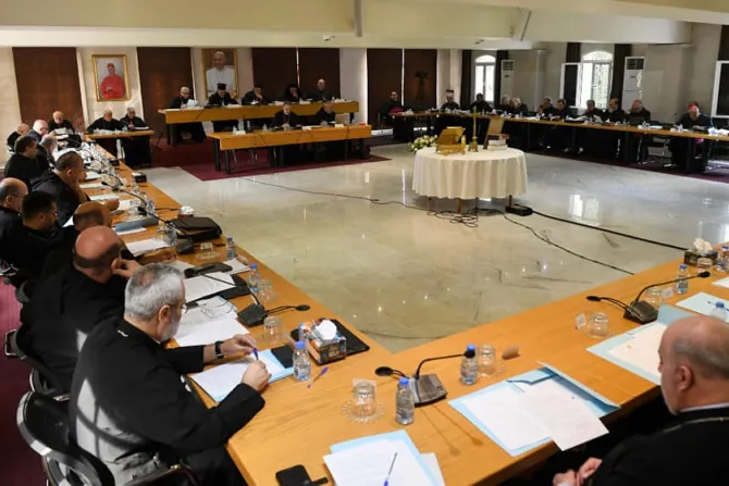 مجلس البطاركة والأساقفة الكاثوليك في لبنان يعقد دورته الخامسة والخمسين في الصرح البطريركي في بكركي