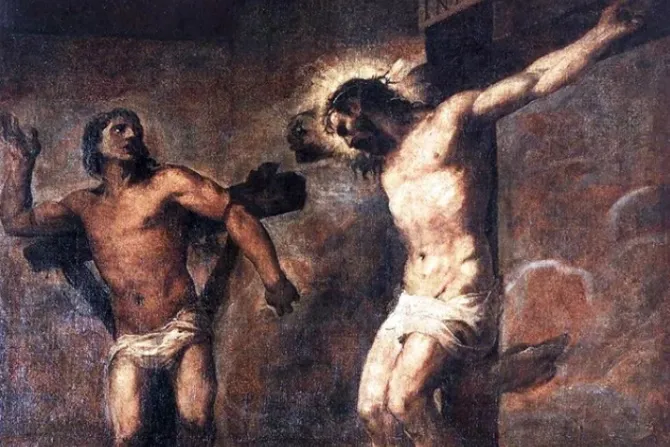 يسوع المسيح واللصّ اليمين