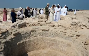 موقع الدير المسيحي القديم المُكتشف حديثًا في الإمارات Provided by: AP Photo/Kamran Jebreili